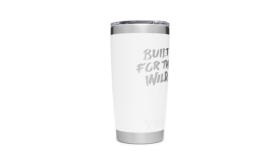 Custom drinkware side white