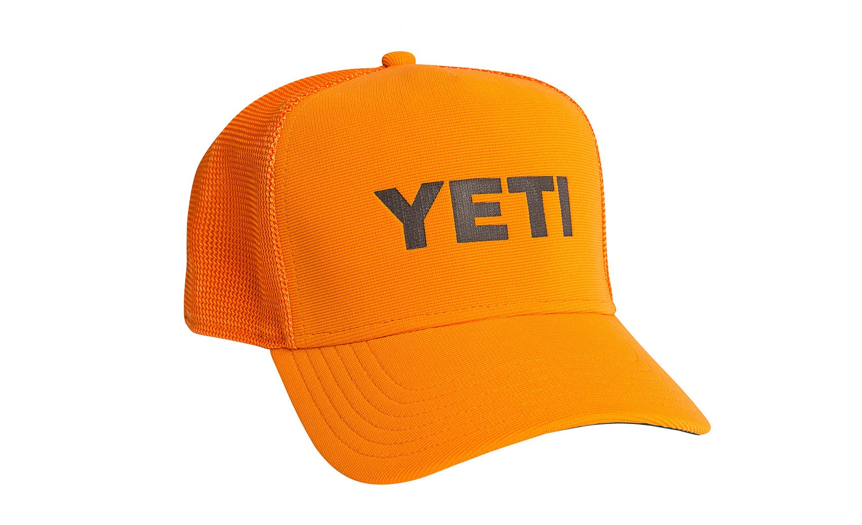 blaze orange mesh hat