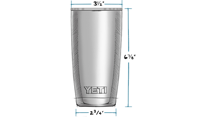 Yeti Cup Sizes Chart