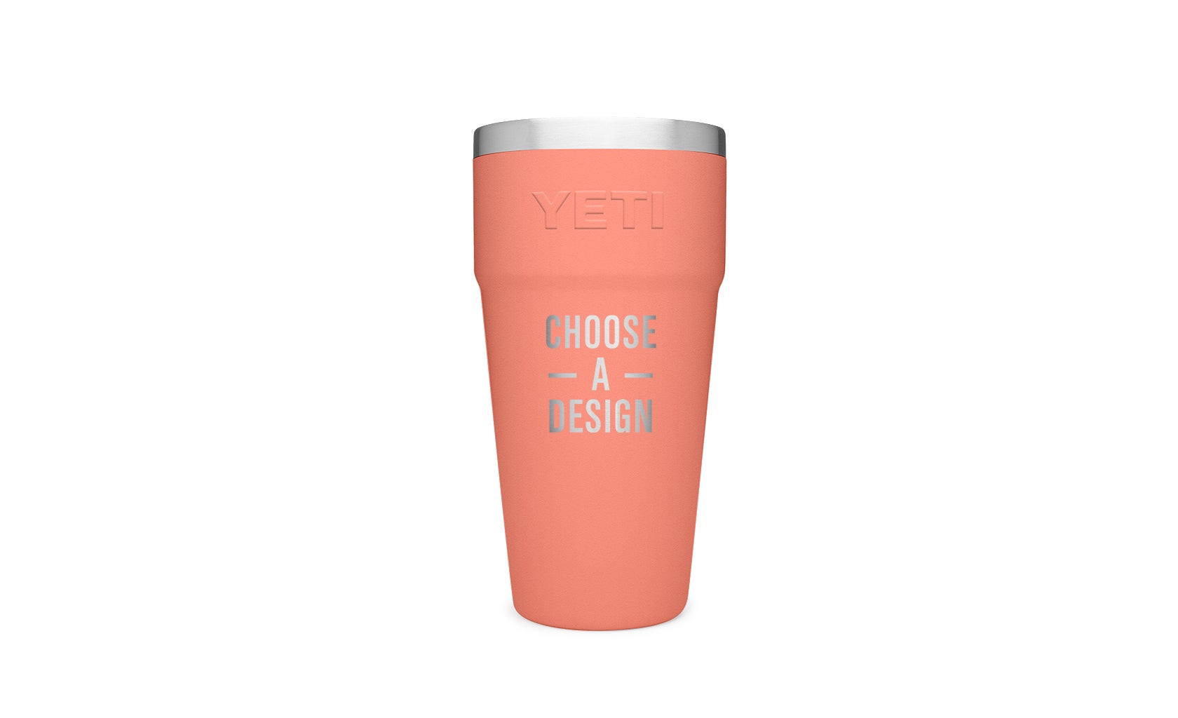 yeti 26 oz rambler coral