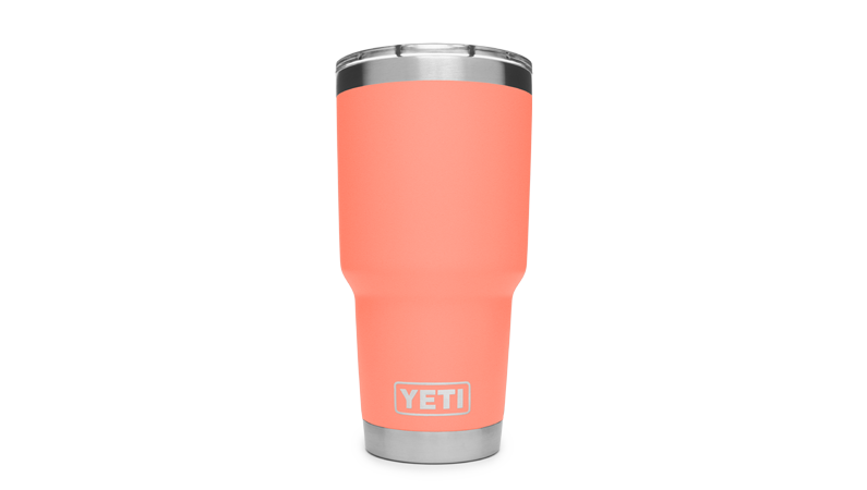 coral yeti cup 30 oz