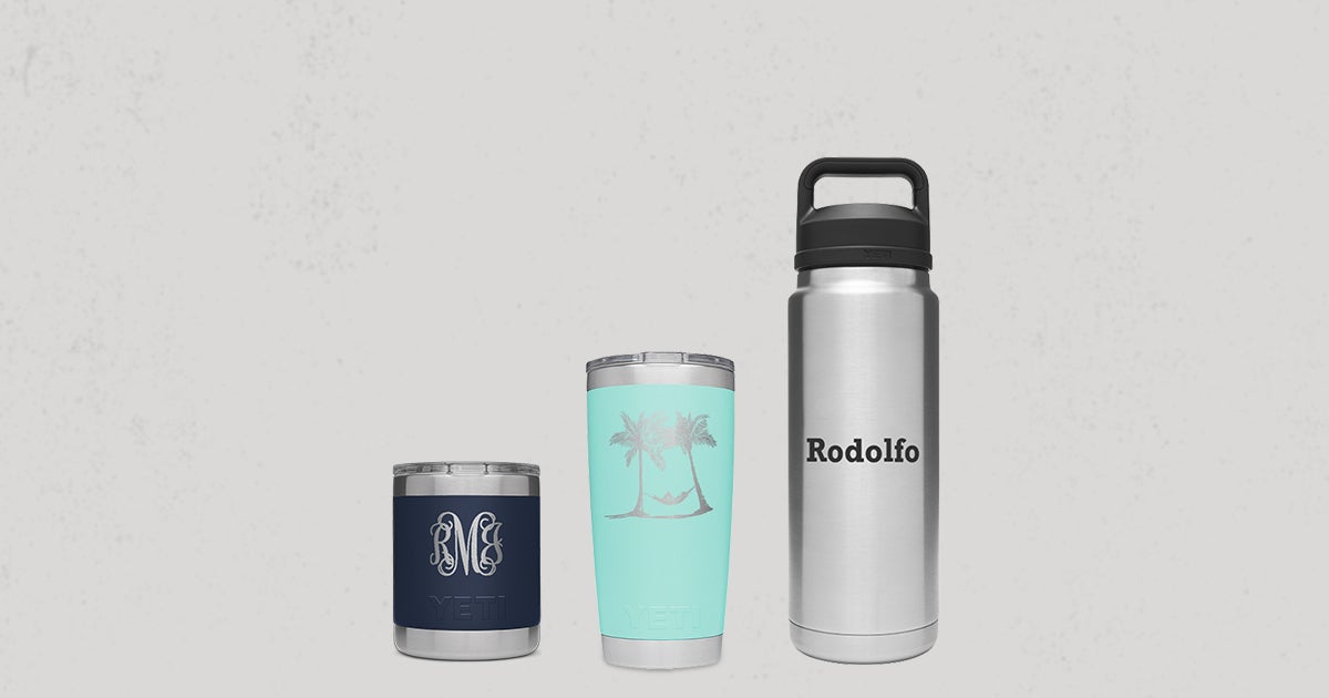 monogrammed yeti